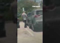 WATCH: Cellphone footage shows moments before Army veteran fatally shot in parking lot #shorts