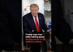 Trump says Iran talks taking place during pause in US military strikes